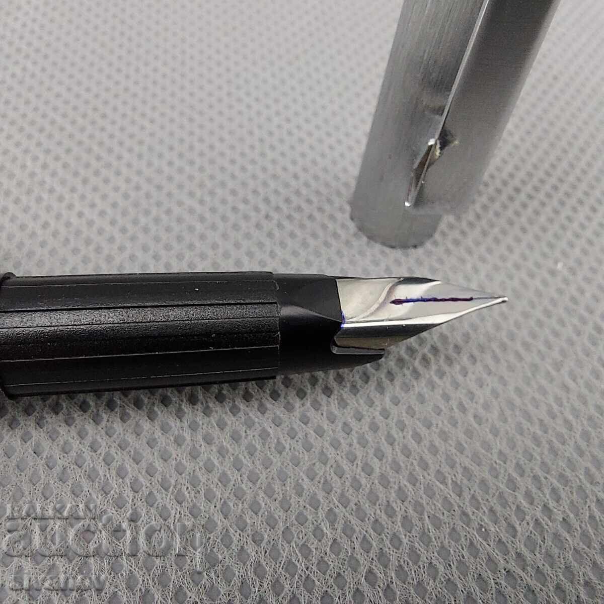 Stilou vechi REXPEN mat metal cromat #2897 - 5