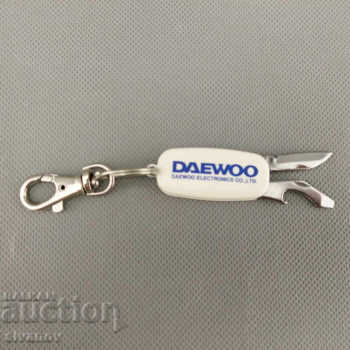 Licitație Breloc cu cuțit și desfăcător Kowell Korea Daewoo #2904