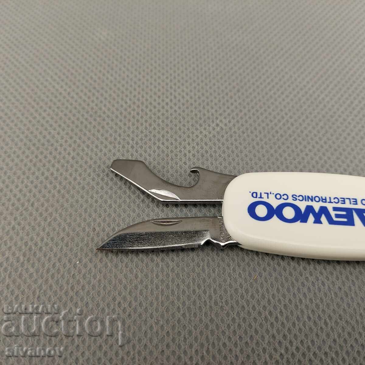 Livrarea Breloc cu cuțit și desfăcător Kowell Korea Daewoo #2904