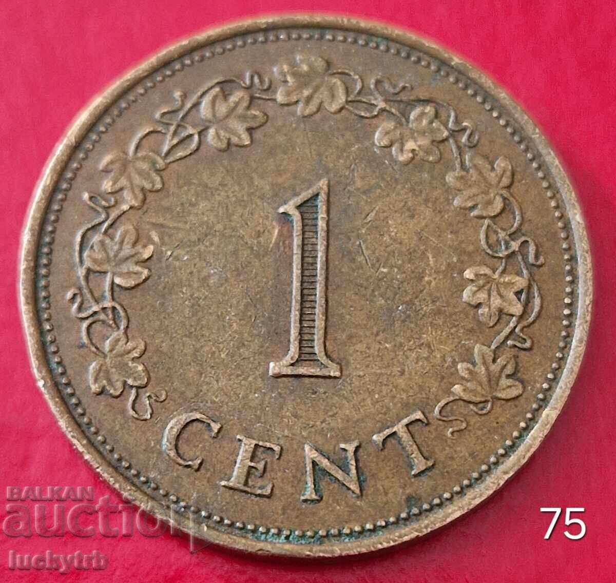 1 cent 1972 - Malta 1 cent 1972 - Malta