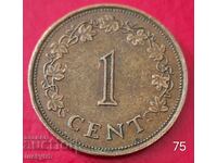 1 λεπτό 1972 - Μάλτα