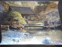 Old stereo card, Japanese garden
