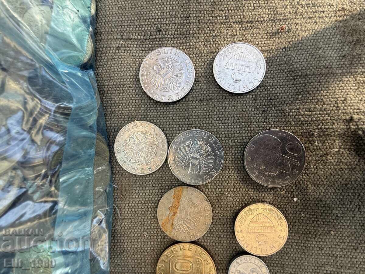 Lot mare de monede austriece cu preț 350.00 BGN | € 178.95