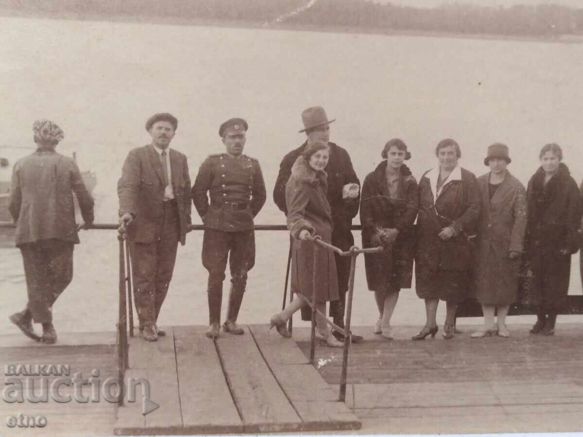 1928 г.ЦАРСКА СНИМКА Никопол,Дунав,стражар