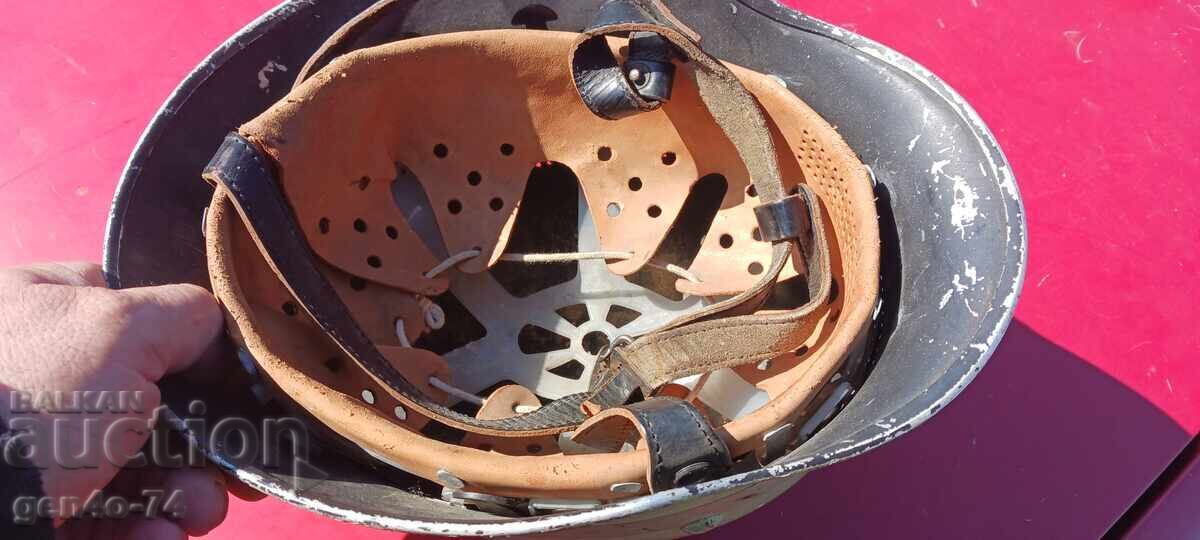 Αλουμινένιο πυροσβεστικό κράνος Μ42 φωσφορίζον - 5