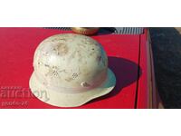 Casca de pompier din aluminiu M42 fosforescentă