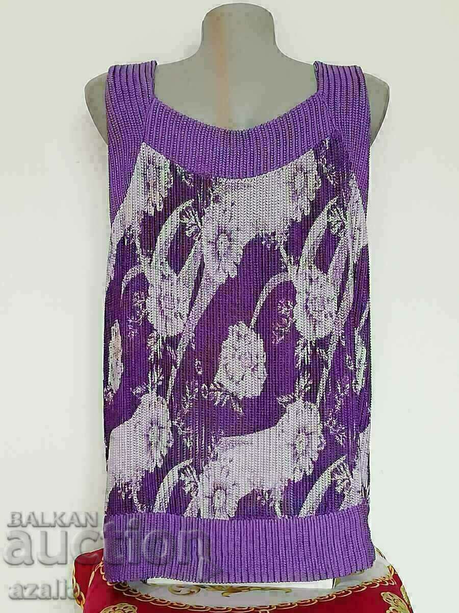 Women's summer tank top in purple with price 14.00 BGN | € 7.16 Women's summer tank top in purple with price 14.00 BGN | € 7.16