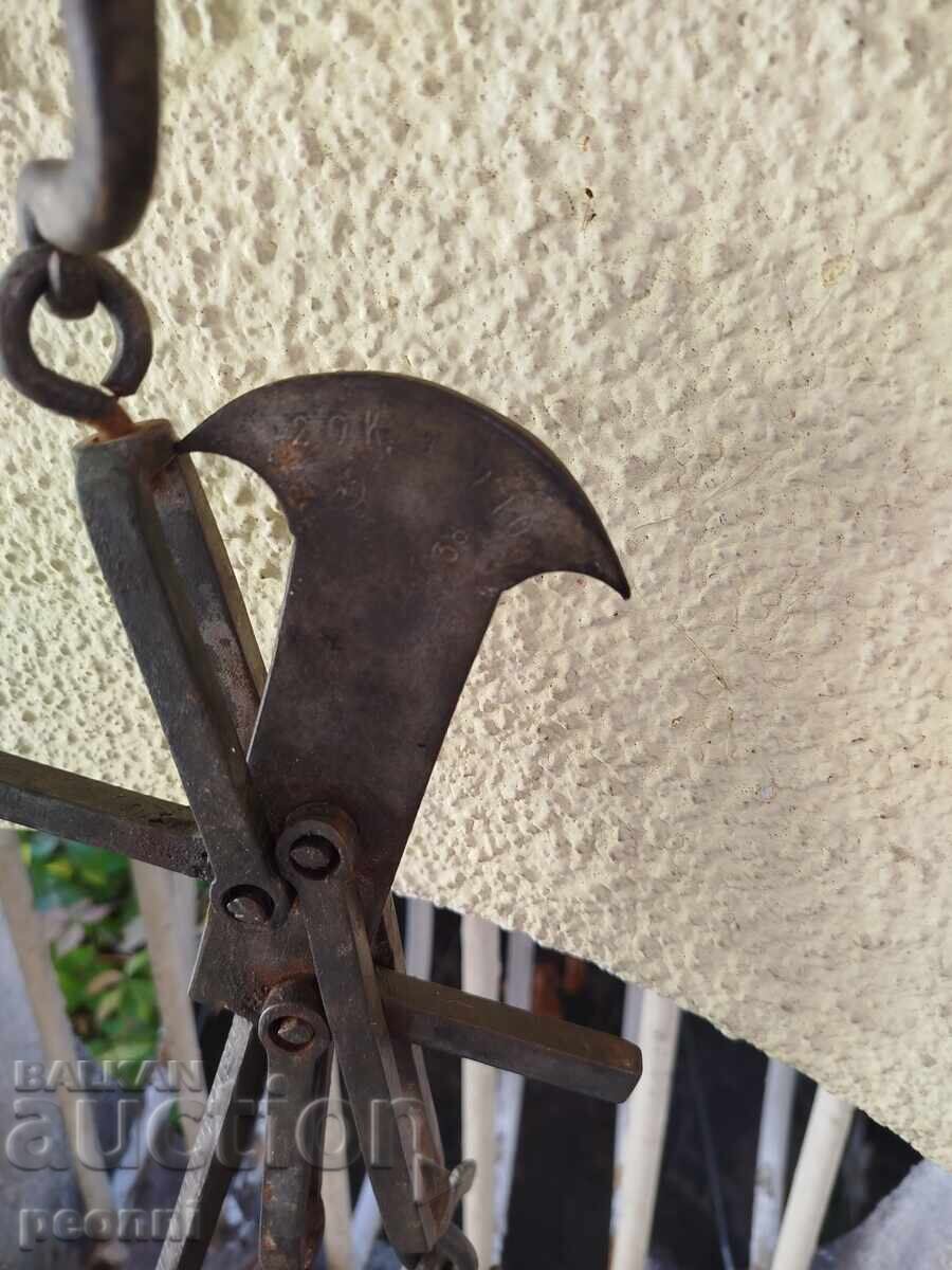 Old counter with scales, year 1938 with price 50.00 BGN | € 25.56