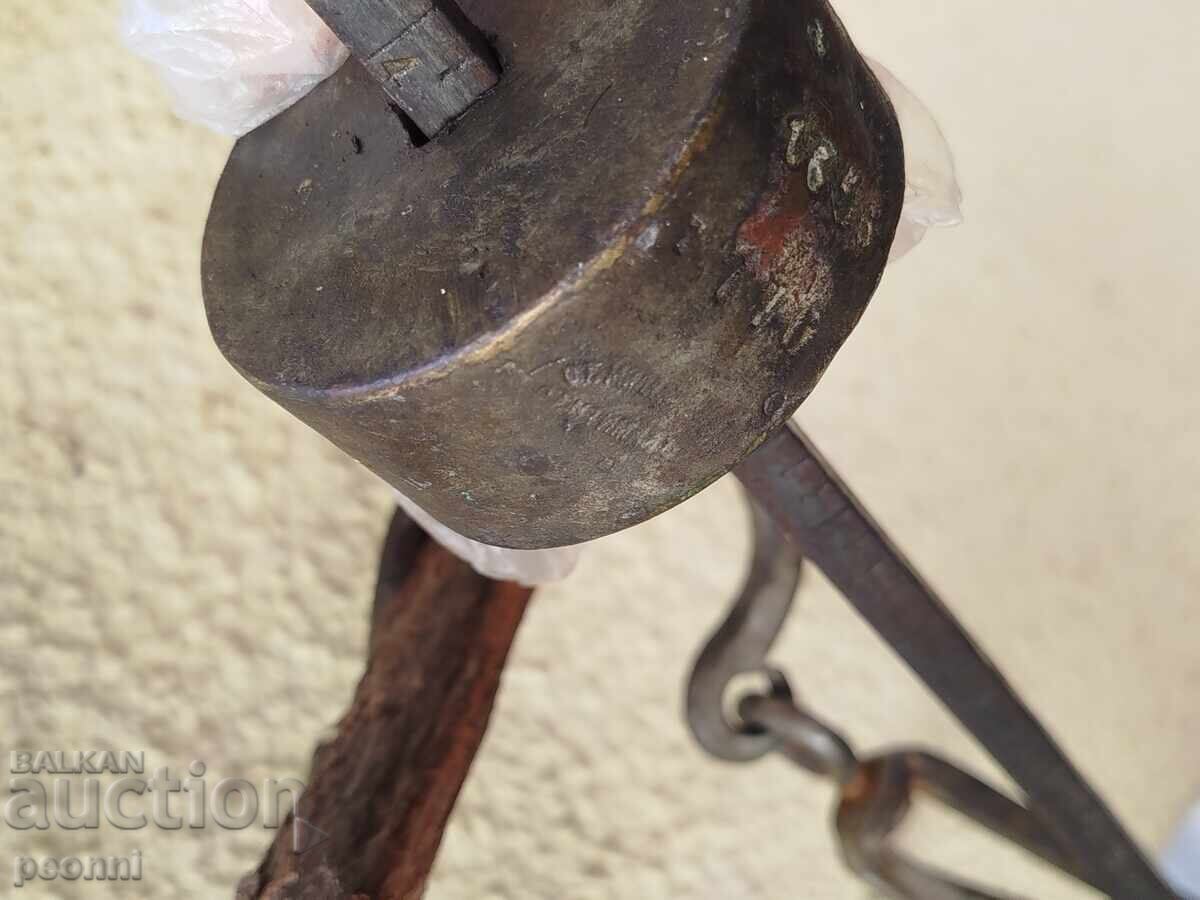 Old counter with scales, year 1938 - 5