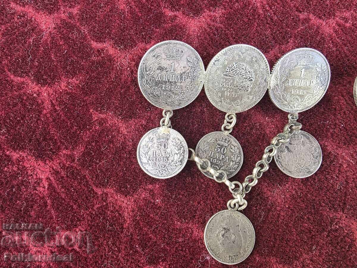 Δημοπρασία Ασημένιες καρφίτσες για Μακεδονικές γυναικείες παραδοσιακές φορεσιές