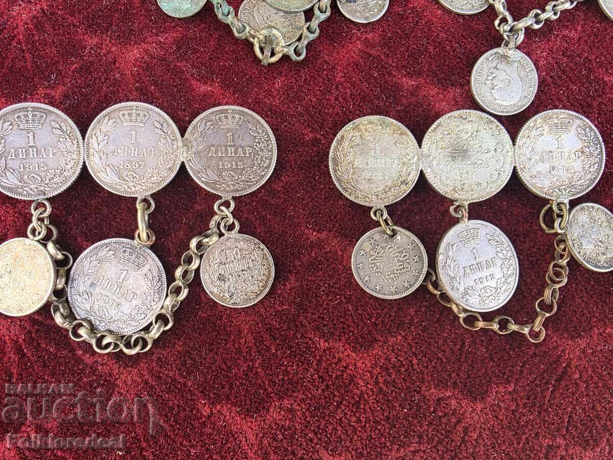 Παράδοση Ασημένιες καρφίτσες για Μακεδονικές γυναικείες παραδοσιακές φορεσιές