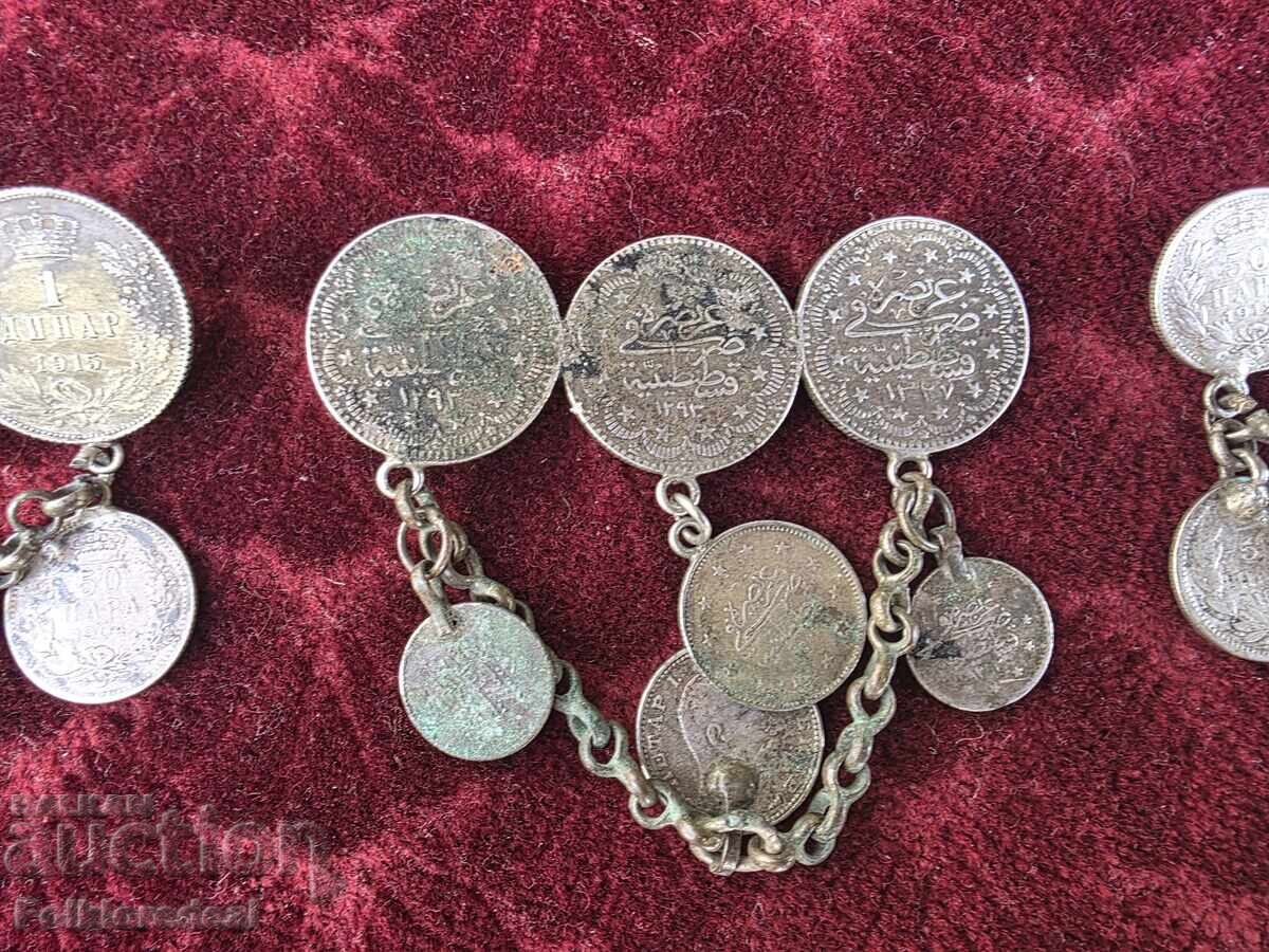 Ασημένιες καρφίτσες για Μακεδονικές γυναικείες παραδοσιακές φορεσιές - 5