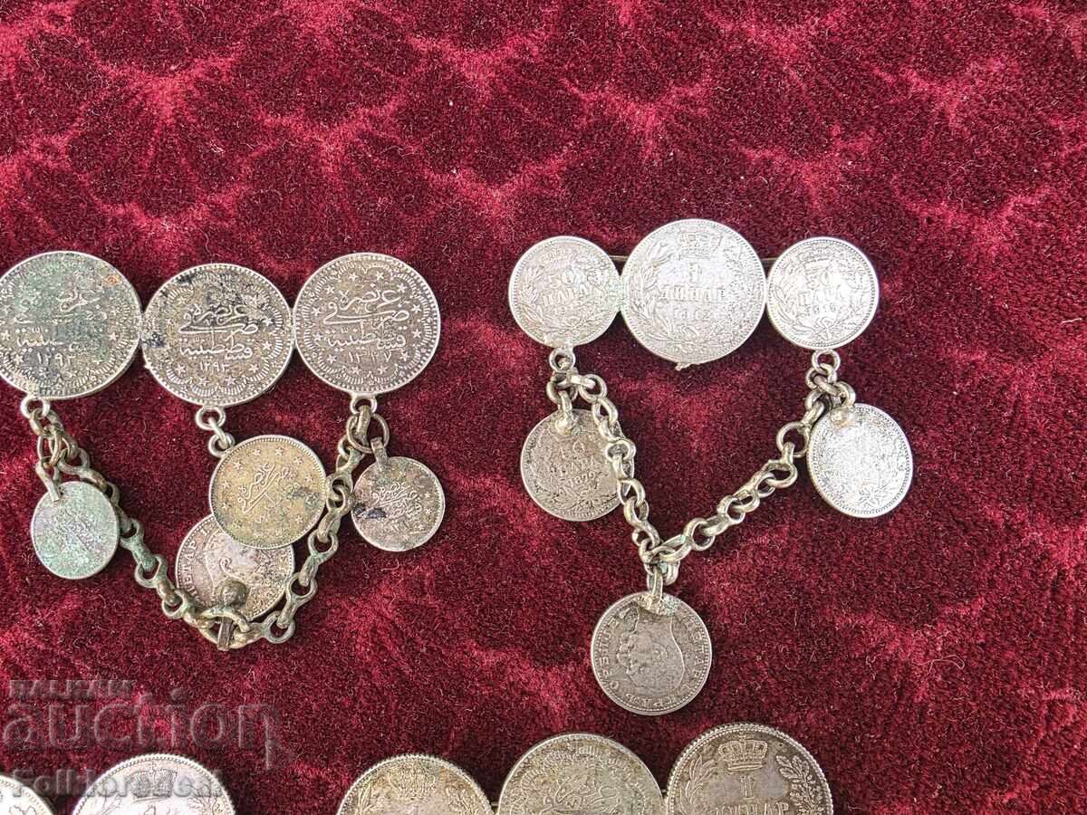 Ασημένιες καρφίτσες για Μακεδονικές γυναικείες παραδοσιακές φορεσιές - 6