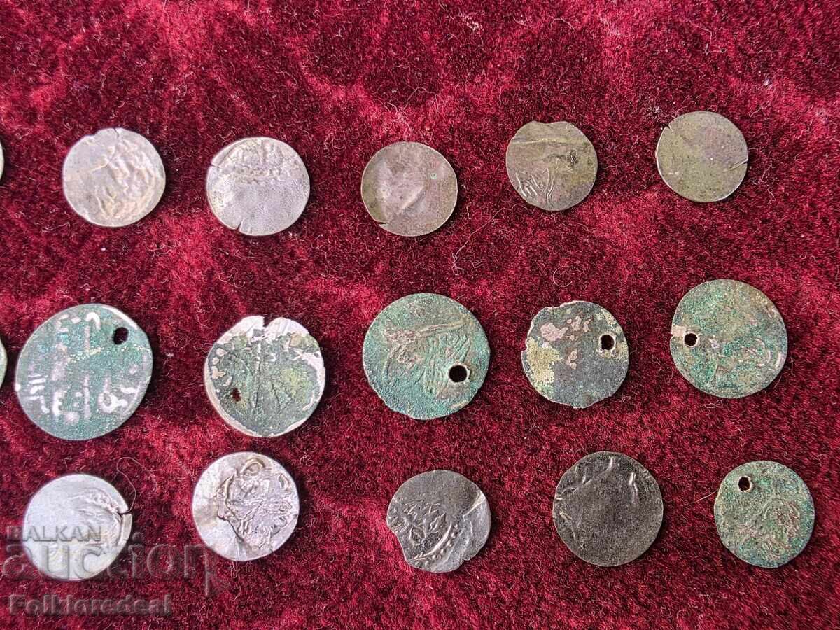Οθωμανικά αρχαία νομίσματα, ακτσέδες, για λαϊκά κοσμήματα - 5