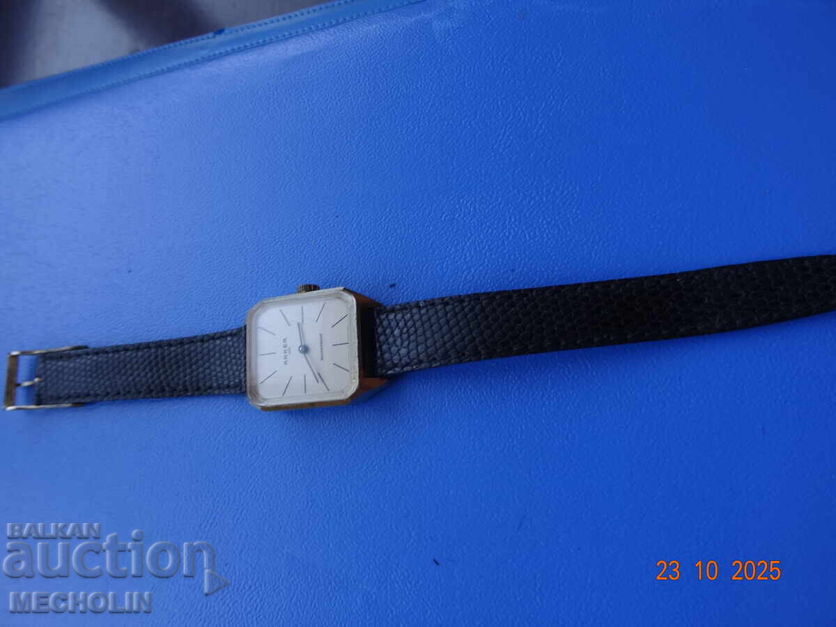 КОЛЕКЦИОНЕРСКИ  немски часовник anker 100 с цена 25.00 лв. | € 12.78