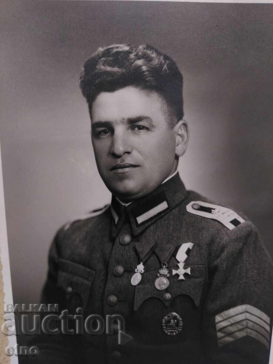 Livrarea FOTOGRAFIE REGALĂ, 1937, CAVALERIST, ordin, distincție