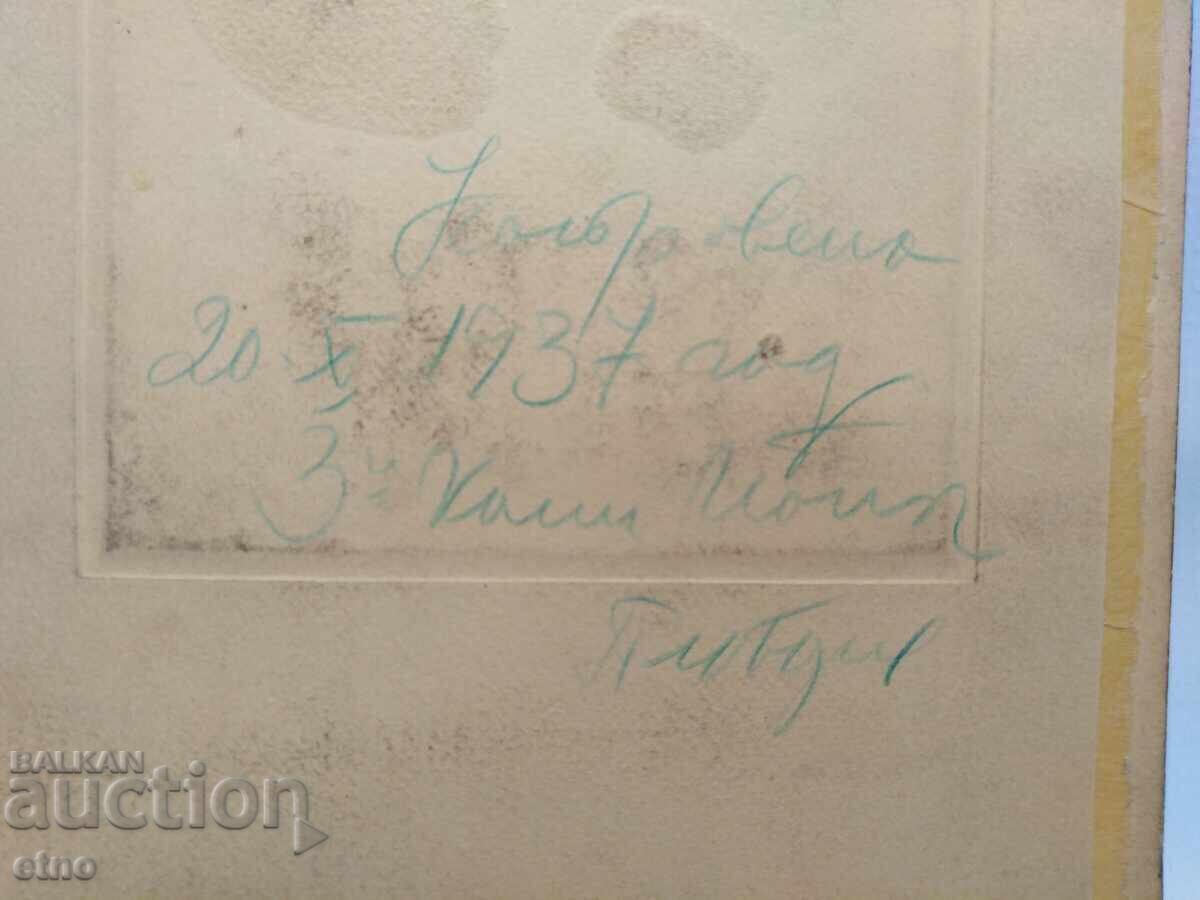 FOTOGRAFIE REGALĂ, 1937, CAVALERIST, ordin, distincție - 7