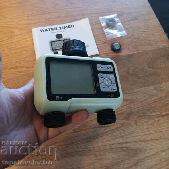 Διπλός χρονοδιακόπτης ποτίσματος με LCD οθόνη, προγραμματιστής - 5