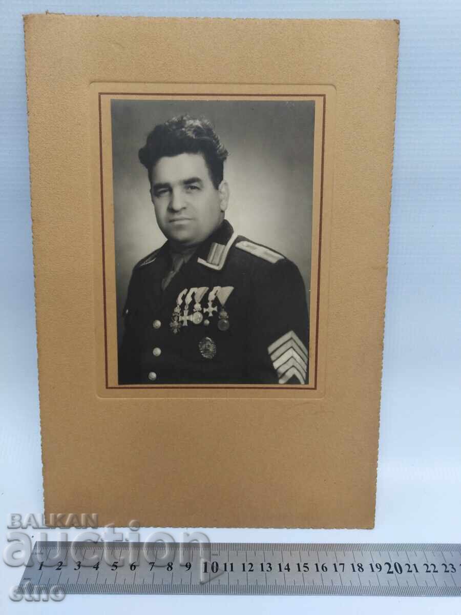 PLOVDIV, ROYAL PHOTO, AIR FORCE, CAVALRYMAN, ORDER, DISTINCTION with price 40.00 BGN | € 20.45