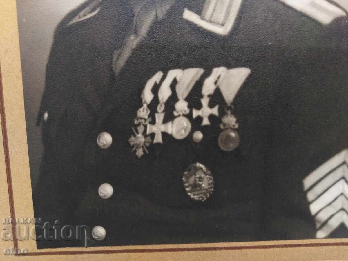 Auction  PLOVDIV, ROYAL PHOTO, AIR FORCE, CAVALRYMAN, ORDER, DISTINCTION