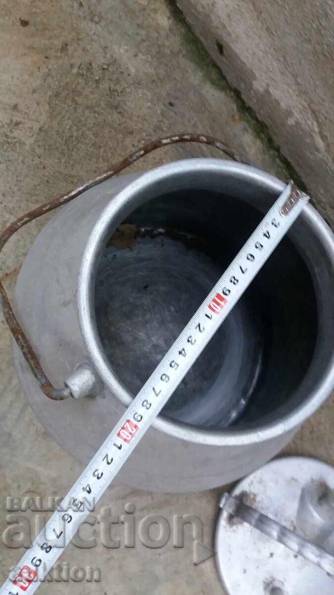 Delivery of EXCELLENT MILK CAN - 20 LITERS - ALUMINUM WITH LID