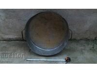 OLD LARGE PAN FOR LUTEINICA, LAMB AND ETC. - IRON