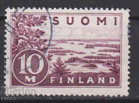 Stamped stamp Lake Saimaa 1932 from Finland Stamped stamp Lake Saimaa 1932 from Finland