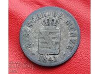 Germania-Saxonia-1 groș nou/10 pfennigi/ 1841