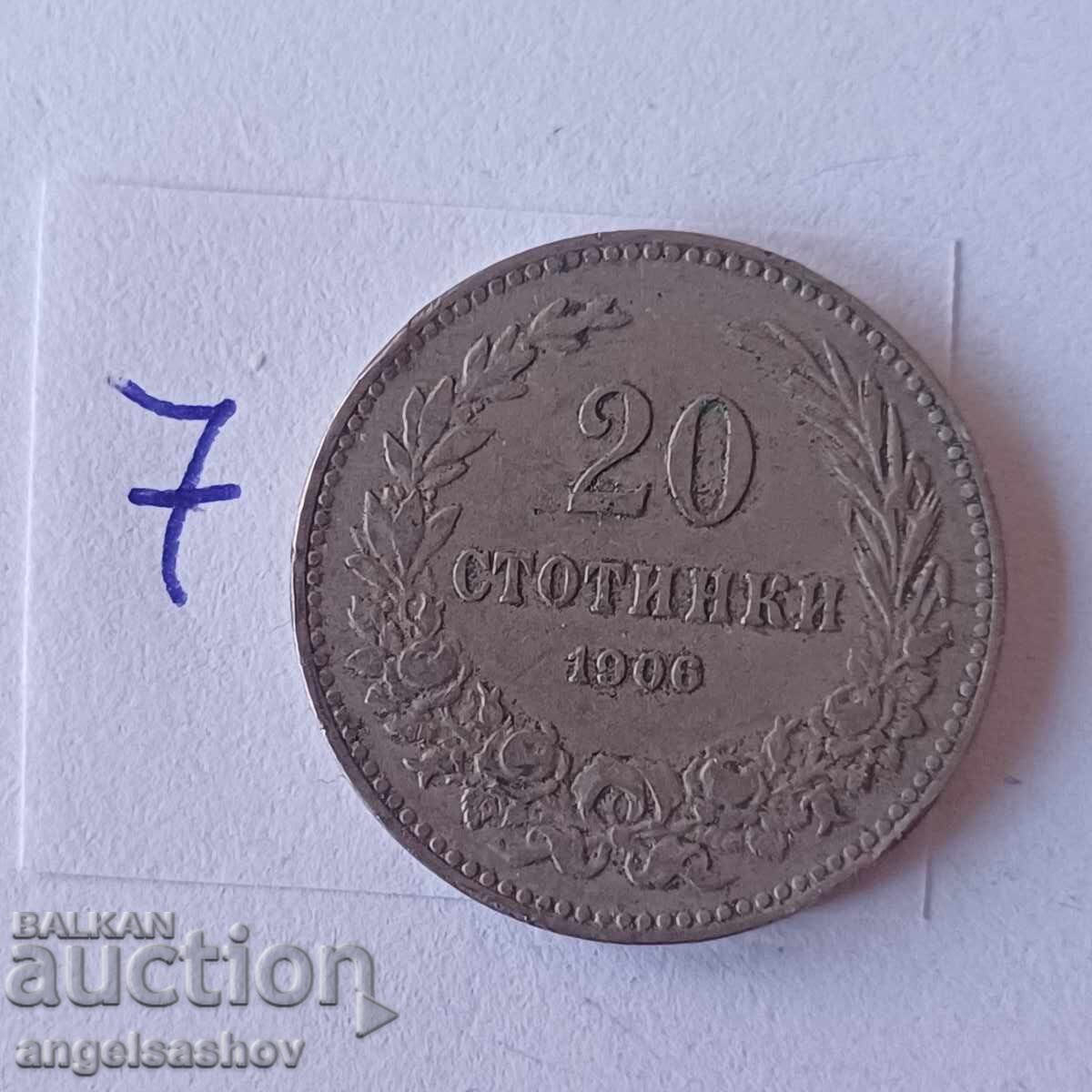 20 cents 1906 20 cents 1906