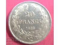 20 Francs 1848 A France (20 Francs France) (Gold)