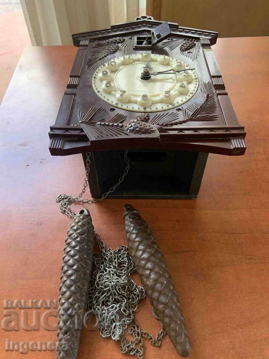 Wall clock cuckoo weight