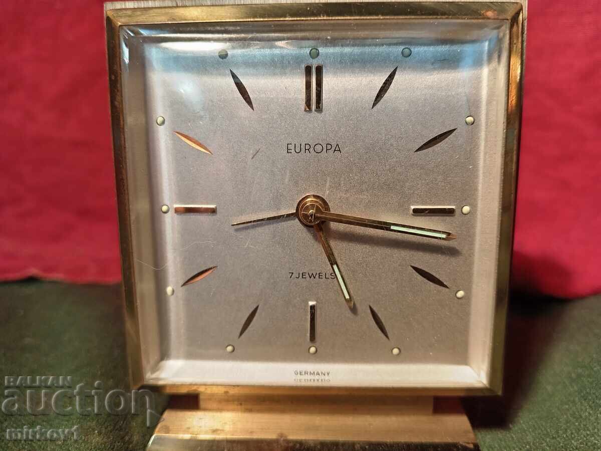 German Bronze Alarm Clock EUROPA with price 35.00 BGN | € 17.90