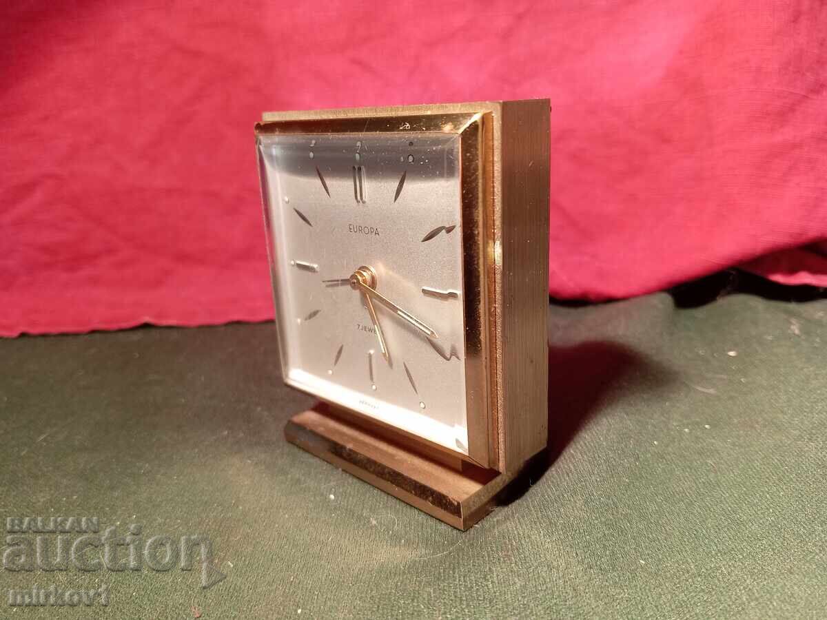 Delivery of German Bronze Alarm Clock EUROPA