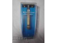 Vechi aparat de ras metalic Gillette, Gillette, cu cutie și +++