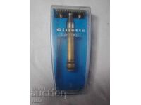 Vechi aparat de ras metalic Gillette, Gillette, cu cutie și +++
