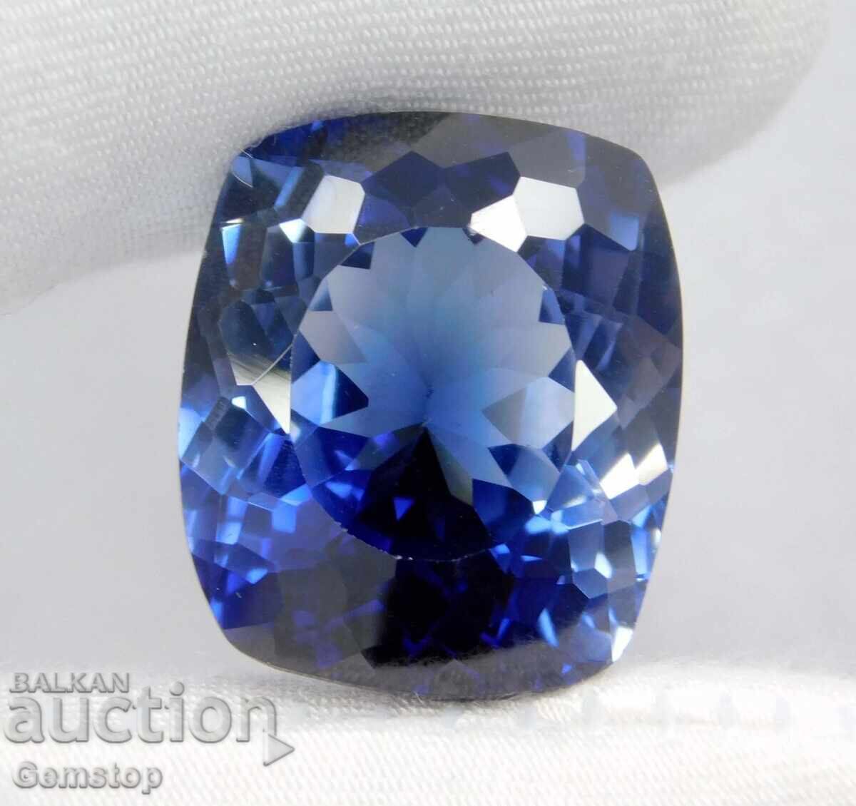 ΒΖΤ! 29.30 ct φυσικό ζαφείρι cushion πιστοποιημένο. VGTL από 1€! με τιμή 62.62 BGN | € 32.02 ΒΖΤ! 29.30 ct φυσικό ζαφείρι cushion πιστοποιημένο. VGTL από 1€! με τιμή 62.62 BGN | € 32.02