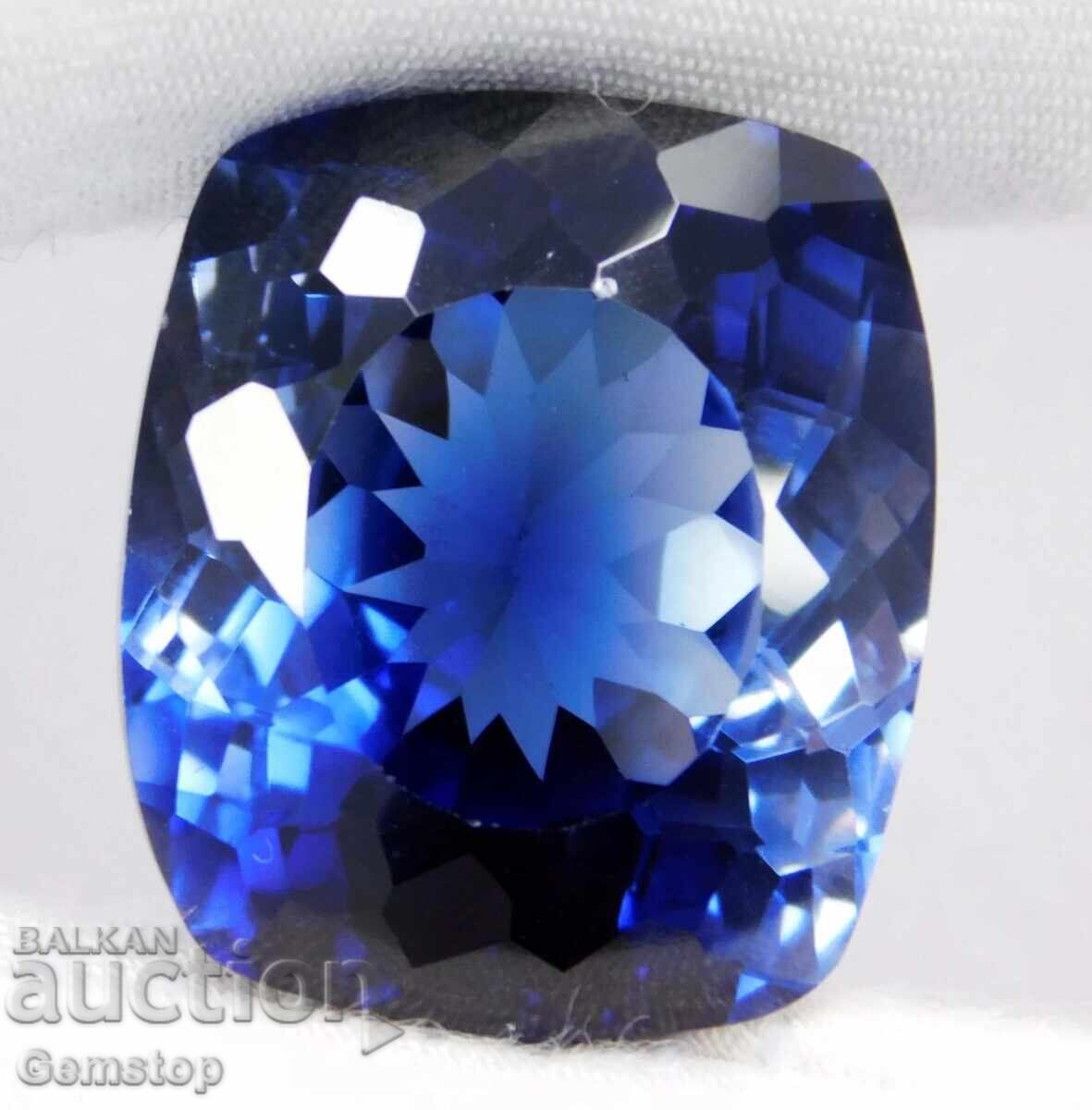 ΒΖΤ! 29.30 ct φυσικό ζαφείρι cushion πιστοποιημένο. VGTL από 1€! - 5 ΒΖΤ! 29.30 ct φυσικό ζαφείρι cushion πιστοποιημένο. VGTL από 1€! - 5