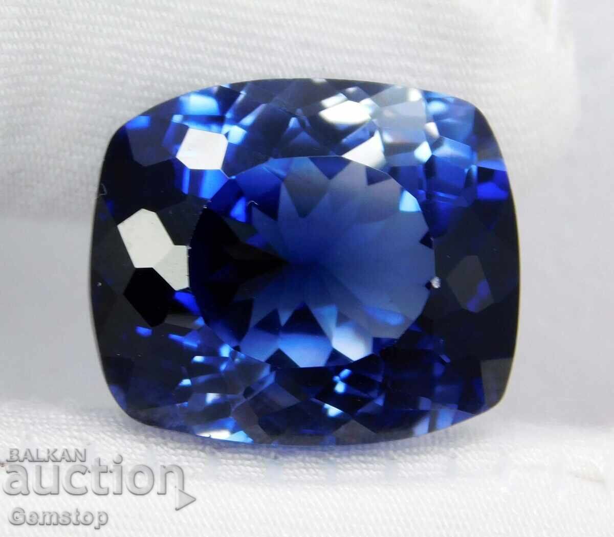 ΒΖΤ! 29.30 ct φυσικό ζαφείρι cushion πιστοποιημένο. VGTL από 1€! - 6 ΒΖΤ! 29.30 ct φυσικό ζαφείρι cushion πιστοποιημένο. VGTL από 1€! - 6