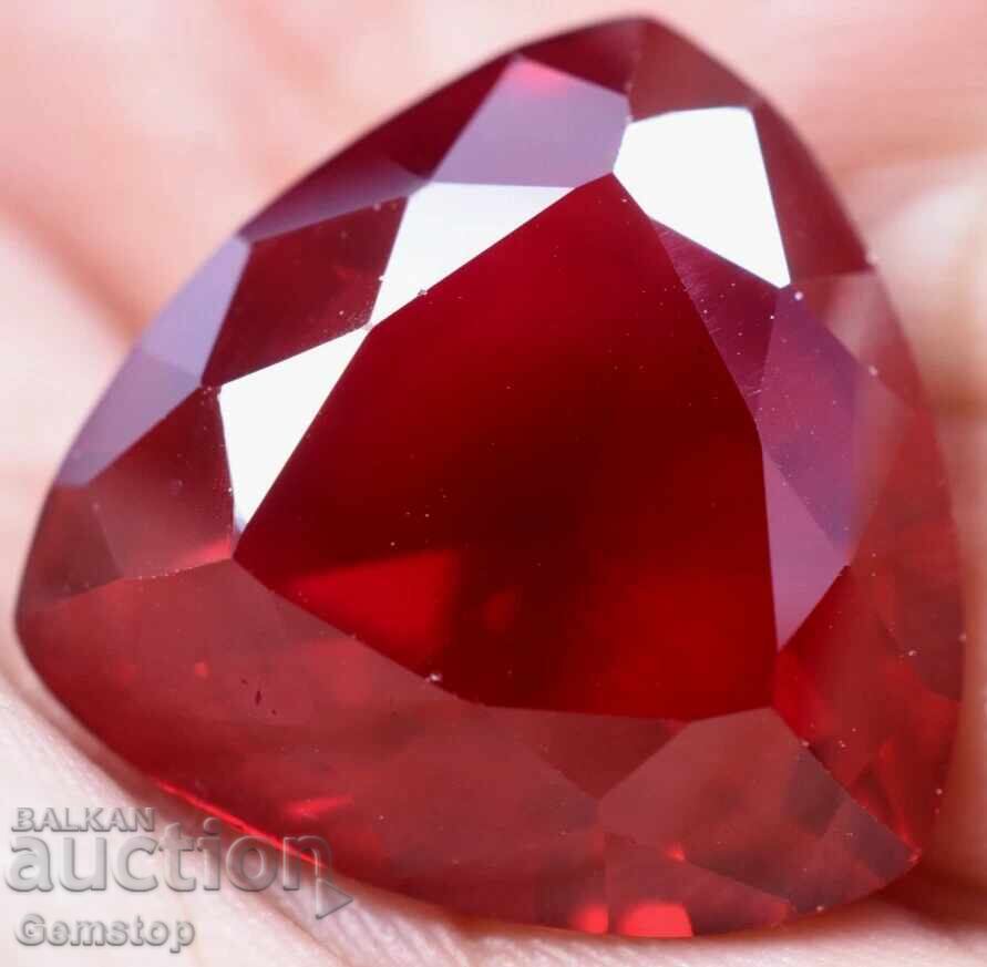 BZȚ! 24.60 ct rubin natural trilion certificat GGL de la 1st! - 5 BZȚ! 24.60 ct rubin natural trilion certificat GGL de la 1st! - 5