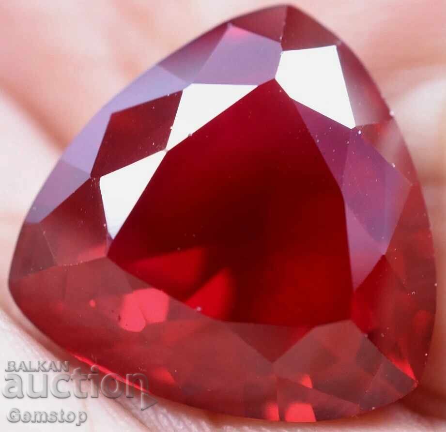 BZȚ! 24.60 ct rubin natural trilion certificat GGL de la 1st! BZȚ! 24.60 ct rubin natural trilion certificat GGL de la 1st!