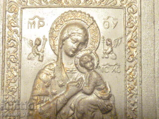 Доставка на Икона ,,Богородица с младенеца,,-течен камък