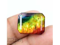 ΒΖΤ! 16.00 ct φυσικό αμολίτη σμαράγδι πιστοποιημένο. AGL από 1$!