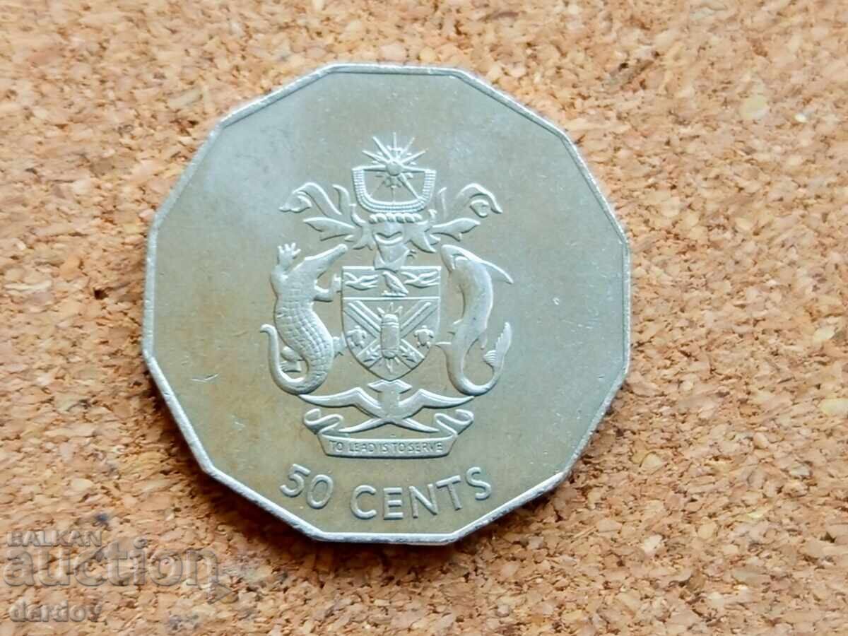 Νήσοι Σολομώντος 50 σεντ, 2005