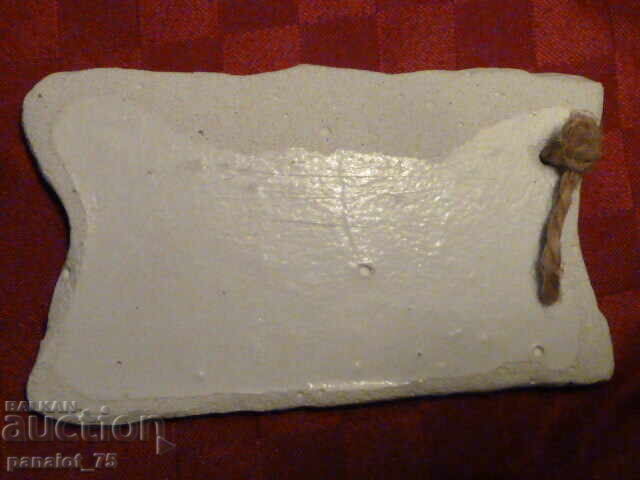 Icoană ,,Maica Domnului cu Pruncul,, - piatră lichidă - 5