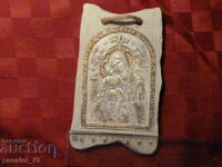 Icoană ,,Maica Domnului cu Pruncul,, - piatră lichidă