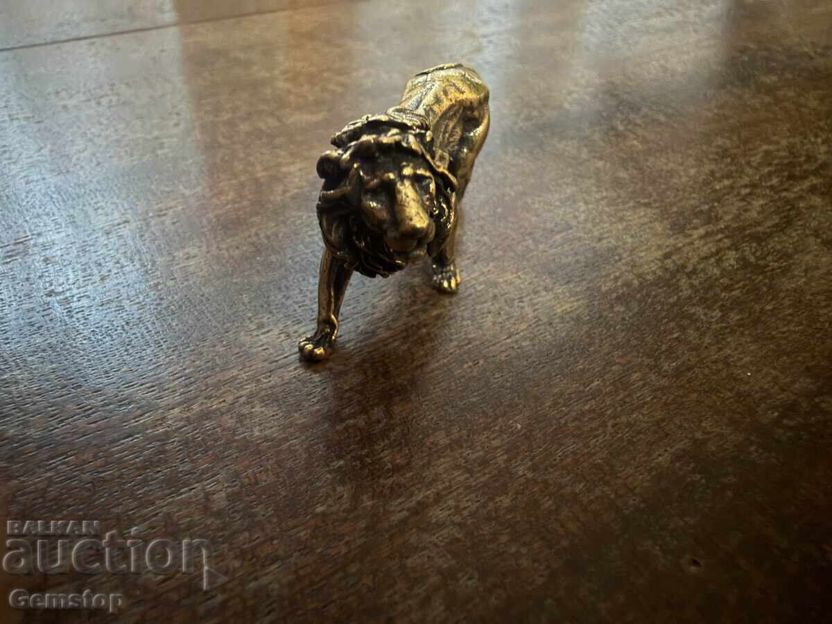 Δημοπρασία ΒΖΤ! 22 γραμμάρια στυλιζαρισμένο μπρούτζινο ειδώλιο λιονταριού από 1 st! Δημοπρασία ΒΖΤ! 22 γραμμάρια στυλιζαρισμένο μπρούτζινο ειδώλιο λιονταριού από 1 st!