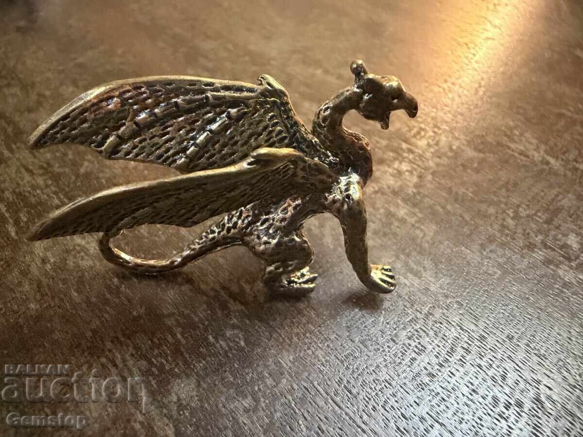 Παράδοση ΜΠΖΤ! 23 γραμμάρια στυλιζαρισμένο χάλκινο ειδώλιο δράκου από 1 st! Παράδοση ΜΠΖΤ! 23 γραμμάρια στυλιζαρισμένο χάλκινο ειδώλιο δράκου από 1 st!