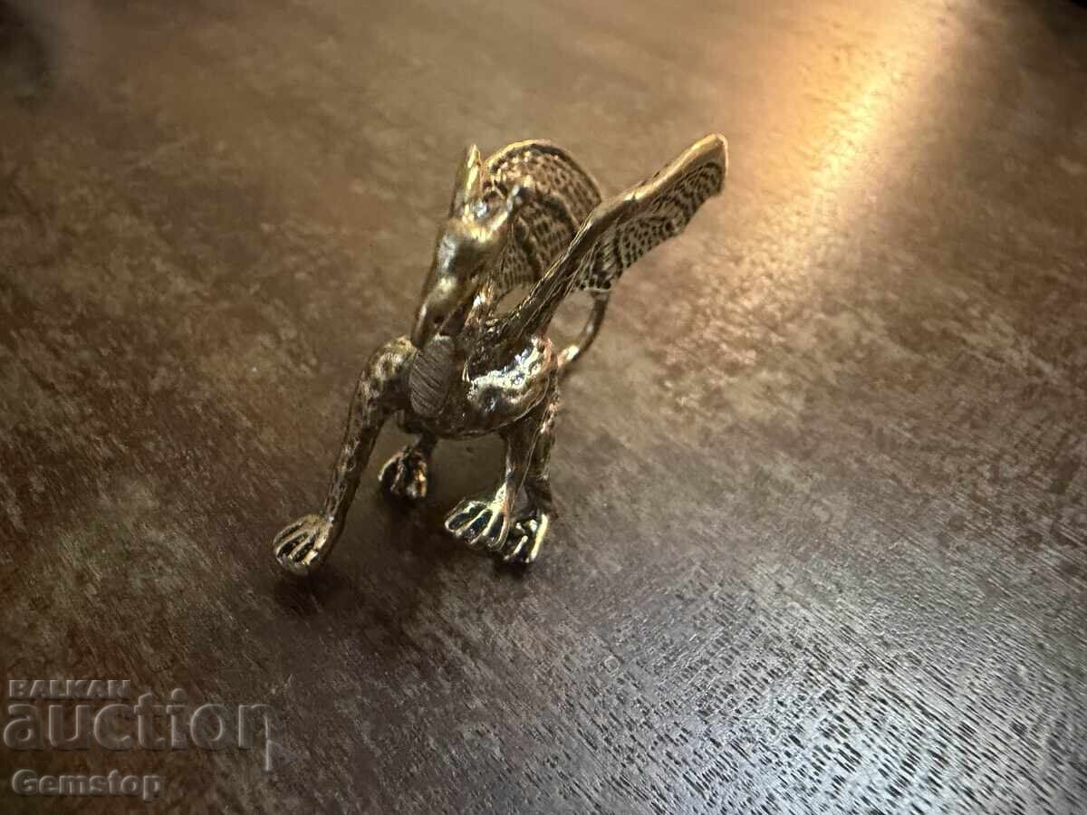 ΜΠΖΤ! 23 γραμμάρια στυλιζαρισμένο χάλκινο ειδώλιο δράκου από 1 st! - 6 ΜΠΖΤ! 23 γραμμάρια στυλιζαρισμένο χάλκινο ειδώλιο δράκου από 1 st! - 6