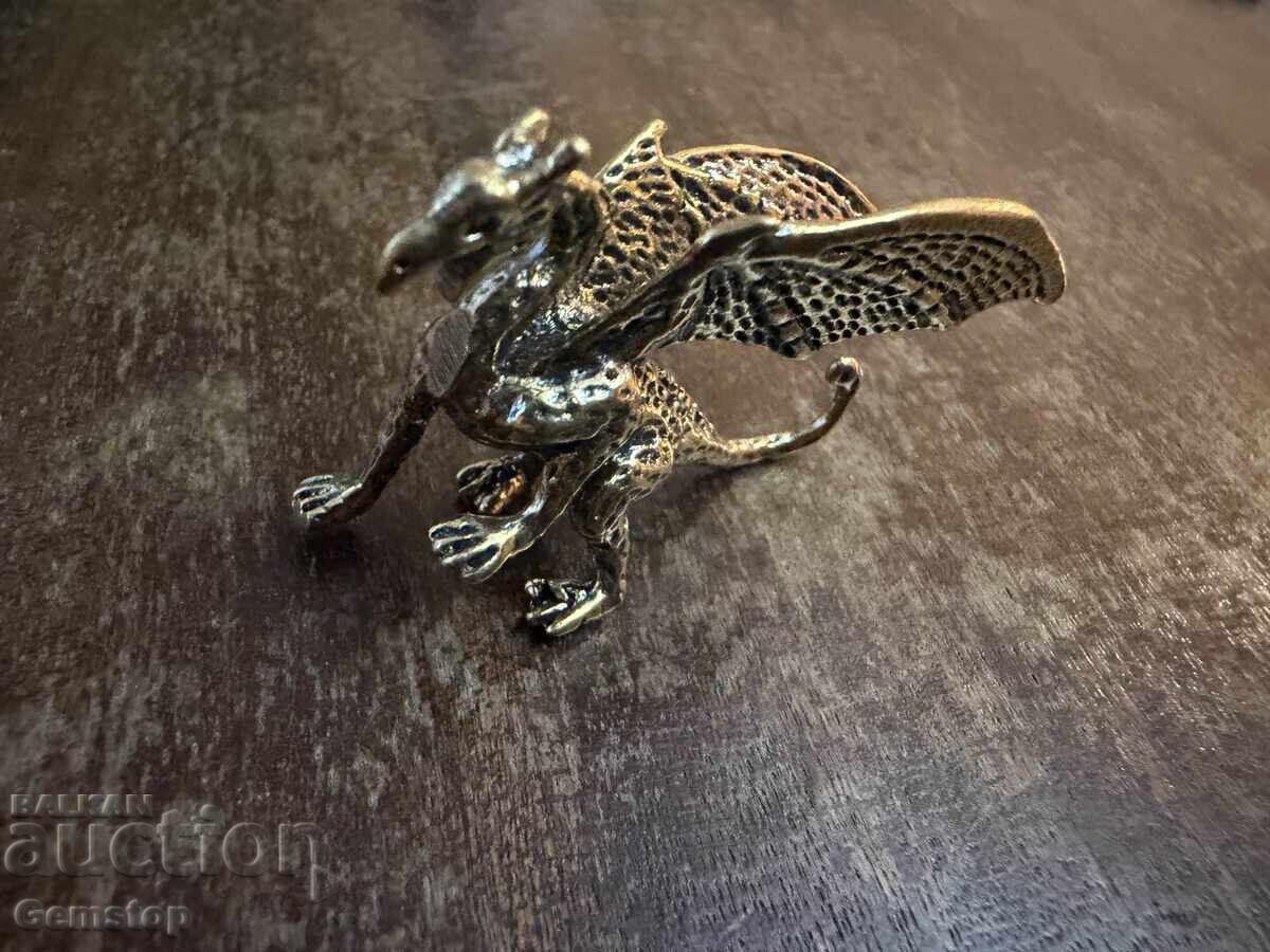 ΜΠΖΤ! 23 γραμμάρια στυλιζαρισμένο χάλκινο ειδώλιο δράκου από 1 st! - 7 ΜΠΖΤ! 23 γραμμάρια στυλιζαρισμένο χάλκινο ειδώλιο δράκου από 1 st! - 7