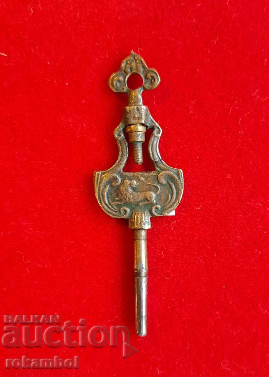 Cheie veche de ceas de buzunar secolul 17-18